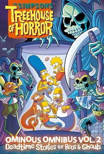 Обложка: The Simpsons Treehouse of Horror Ominous Omnibus Vol. 2: Deadtime Stories for Boos & Ghouls