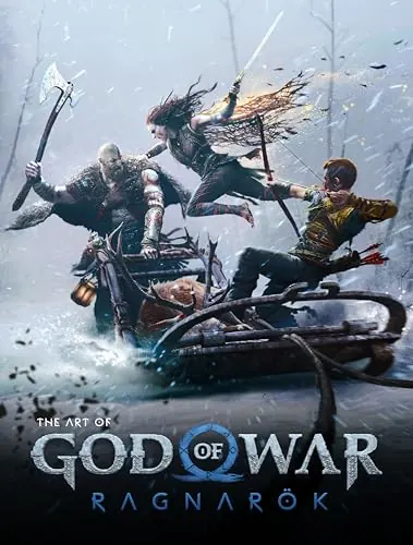 Обложка: The Art of God of War Ragnarok